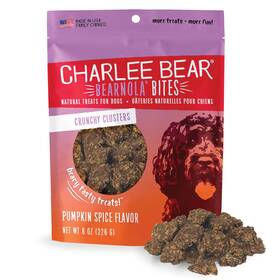 Charlee Bear 787108006898 Bearnola Bites Dog Treats Pumpkin Spice Flavor 8oz