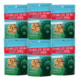 Charlee Bear 787108962606 Original Crunch Cheese And Egg Dog Treats 6 Oz 6-pack - Made In The Usa Natu