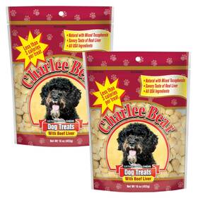 Charlee Bear 889338668386 Original Crunch Beef Liver Dog Treats 16 Oz 2-pack - Made In The Usa Natu