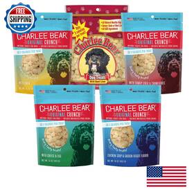 B08p3fm11j Charlee Bear Original Crunch Dog Treats-variety Pack 16oz Bags 5 Different