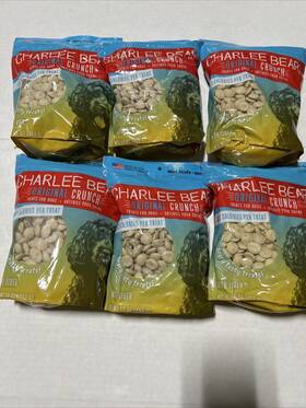 Charlee Bear Treats 622013289441 6 Bags Original Crunch Chicken Liver Dog - 16 Oz