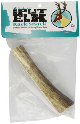 Chasing Our Tails 856277002977 Elk Splits Rack Snack Antler Chew For 40-pound Dogs Medium