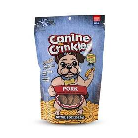 Chasing Our Tails 857124006773 Canine Crinkles Pork Chips Dogs - Crispy Dehydrated Treats Made Fro