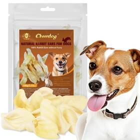 Ear-100g Cheerdog 100% Natural Rabbit Ears For Dogs Thick Cut And All-natural Whole G
