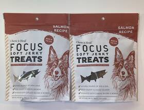 Chew Heal 840308709829 2x Labs Dog Salmon Jerky Treats For Skin And Coat Wild 2/26