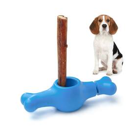 17575 Cheweasy Sample Sku Interactive Bully Stick Holder For Dogs Prevent Chocking Safety Device Long