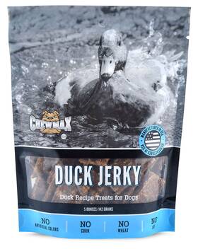 Cm-dj6 Chewmax Duck Jerky 5 Oz Chicken-free Dog Treats Usa-made