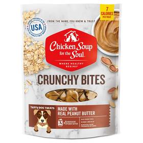 Chicken Soup For The Soul 819239013466 Pet Food - Crunchy Bites Dog Treats- Peanut