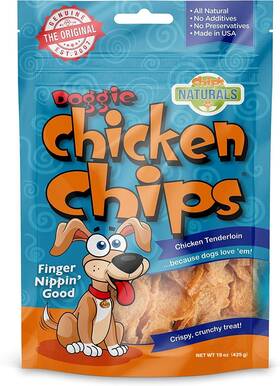 Chips Naturals 793888382381 Doggie Chicken Large 15 Oz All Natural High Protein Low