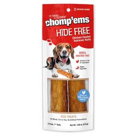 7n06002 Chomp Ems Ftems Chicken Hide Free Dog Chews - Rawhide Treats No Al