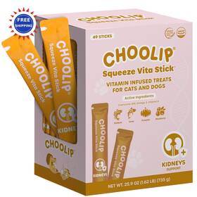 Ch-0001-vp-parent Choolip Squeeze Vita Stick Lickable Cat And Dog Treats 49 Count Kidney Support Variety Ch-0001-vp-parent Choolip Squeeze Vita Stick Lickable Cat And Dog Treats 49 Count Kidney Support Variety