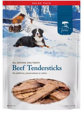Chowsing Pet Store 284002314130 Caledon Farms Value Pack Beef Tendersticks Flavor Chewy Dog Treats - 12 Oz