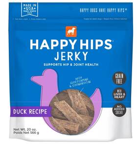 Chowsing Pet Store 585392182102 Cloud Star Happy Hips Jerky Grain-free Duck Recipe Dog Treats