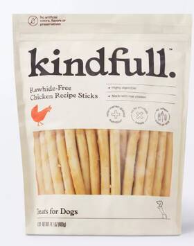 Chowsing Pet Store 588691394689 Hide Free Chicken Recipe Stick Dog Treat - Kindfull 14.1oz/40ct