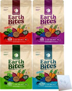 Chronos Enterprises Llc 701231146887 Earthborn-holistic Earthbites Grain Free Crunchy Dog 10 Ounce Pack Of 4