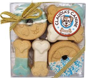 013052 Claudias Canine Bakery - Blue Buddies Signature Gift Box 7 Ounce Pack Of 1