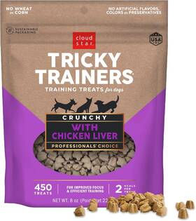 14200 Cloud Star Tricky Trainers Crunchy Dog Training Treats 8 Ounce Pack Of 1