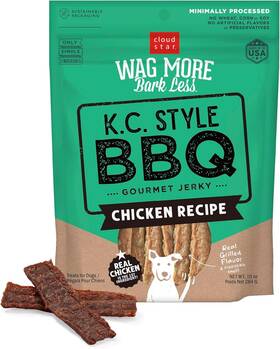 19123 Cloud Star Wag More Bark Less Jerky 10 Ounce Pack Of 1 Grilled Chicken