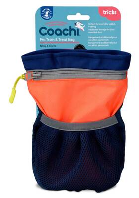 41323a Coachi Pro Train And Treat Bag Navy Coral Tcaq7