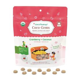 Cocotherapy 051497326050 Coco-gems Dog Training Treat Cranberry 5 Oz