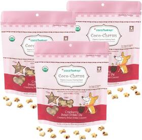 Cocotherapy 693057824127 Coco Therapy Cranberry Sweet Potato Coco-charms Dog Training Treats - 3 Pack Cocotherapy 693057824127 Coco Therapy Cranberry Sweet Potato Coco-charms Dog Training Treats - 3 Pack