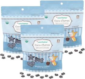 Cocotherapy 711181627527 Blueberry Cobbler Coco-charms Dog Training Treats 5 Ounces Organic Cocotherapy 711181627527 Blueberry Cobbler Coco-charms Dog Training Treats 5 Ounces Organic