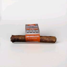 Collachew 810022721360 Collachews 6 Inch Beef Flavored Collagen Rolls Pack Of 20 Close Dated 05/2025