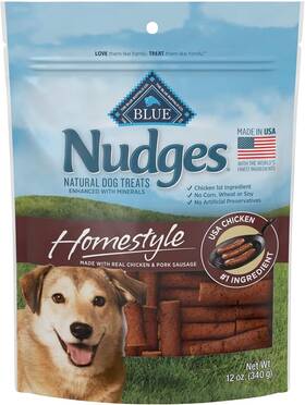 Company Ltd 313048756731 Nudges Homestyle Natural Dog Treats Chicken And Pork 12oz Bag