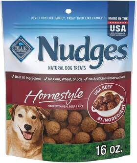 Company Ltd 313113254247 Nudges Homestyle Natural Beef And Rice Dog Treats