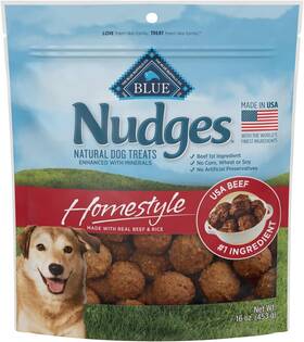 Company Ltd 744110981223 Nudges Homestyle Natural Beef And Rice Dog Treats