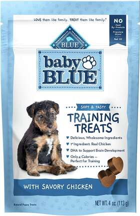 802816 Company Ltd Baby Blue Training Treats Natural Puppy Soft Dog Savory Chicken Flavor