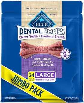 802900 Company Ltd Dental Bones Large Natural Chew Dog Treats Bag Jumbo Pack