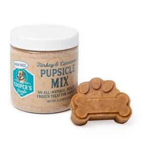 Coopers Treats 860004925286 Pupsicle Mix - Jar Of Frozen Dog Treat Grain Free Turkey And Cinnamon