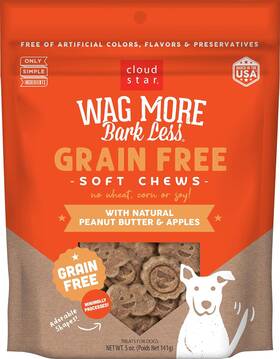 Cs76500 Corporation Corp Wag More Bark Less Soft And Chewy Grain Free Peanut Butter Apples Dog Trea Cs76500 Corporation Corp Wag More Bark Less Soft And Chewy Grain Free Peanut Butter Apples Dog Trea