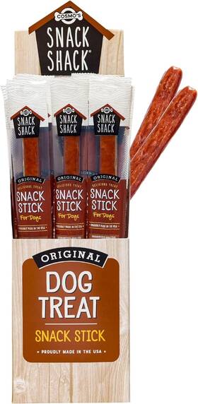 Cosmos 854913005504 24 Count Snack Shack Pork Meat Sticks For Dogs - Original Flavor
