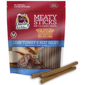 Country Kitchen 816703019337 Beef And Turkey Meaty Sticks Soft Chew Dog Treats Great Tasting Made With Rea