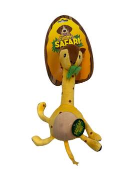 Creative Group 789554800532 My Furry Safari Giraffe Squeaky Dog Toy New