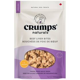 Crumps Naturals 835302000164 Crumpsft Beef Liver Bites For Pets 2.3-ounce