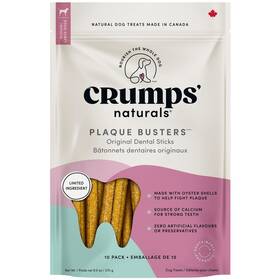 Crumps Naturals 835302001482 Plaque Busters Original 7 Inch 10 Pack