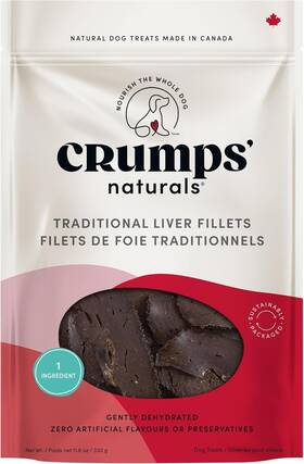 T-330 Crumps Naturals Crumpsft Traditional Liver Fillets For 11.6 Ounce Pack Of 1 Brown