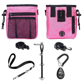 D-buy 717351061689 4-in-1 Dog Training Set Puppy Treats- Treat Pink