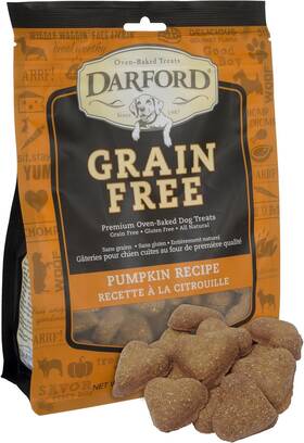 01284 Darford Grain Free Pumpkin Dog Treats All 12 Ounce Pack Of 1 Orange