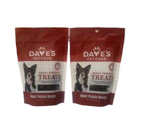 Dave S Pet Food 685038119131 Friendly Sweet Potato Dog Treats 5oz/141g 2 Pack
