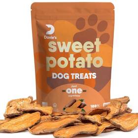 Davies Naturals 860003777206 Sweet Potato Dog Treats - Healthy Made In Usa Only Natura