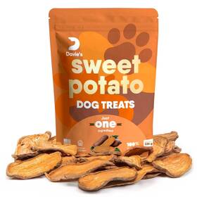 Davies Naturals 860003777213 Sweet Potato Dog Treats - Healthy Made In Usa Only Natural Tr