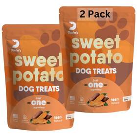 Davies Naturals 860003777282 Sweet Potato Dog Treats - Healthy Made In Usa Only Natural Tre