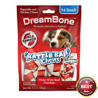 Dbpt-02391 Dreambone Chicken Rattle Ball Dog Chew Small 810833023912