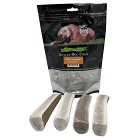 Deluxe Naturals 850006651535 Elk Antler Chews For Dogs Naturally Shed Usa Collected Antlers All Na