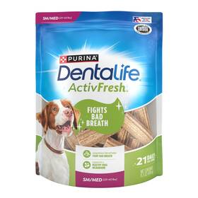 Dentalife 017800182737 Activfresh Dog Chews For Small And Medium Dogs 20-40 Lbs. Dental C