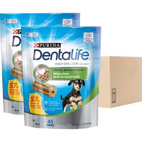 Dentalife 017800185912 Oral Care Small And Toy Breed Mini Adult Dog Chew Treats Pack Of 2 90 Tre